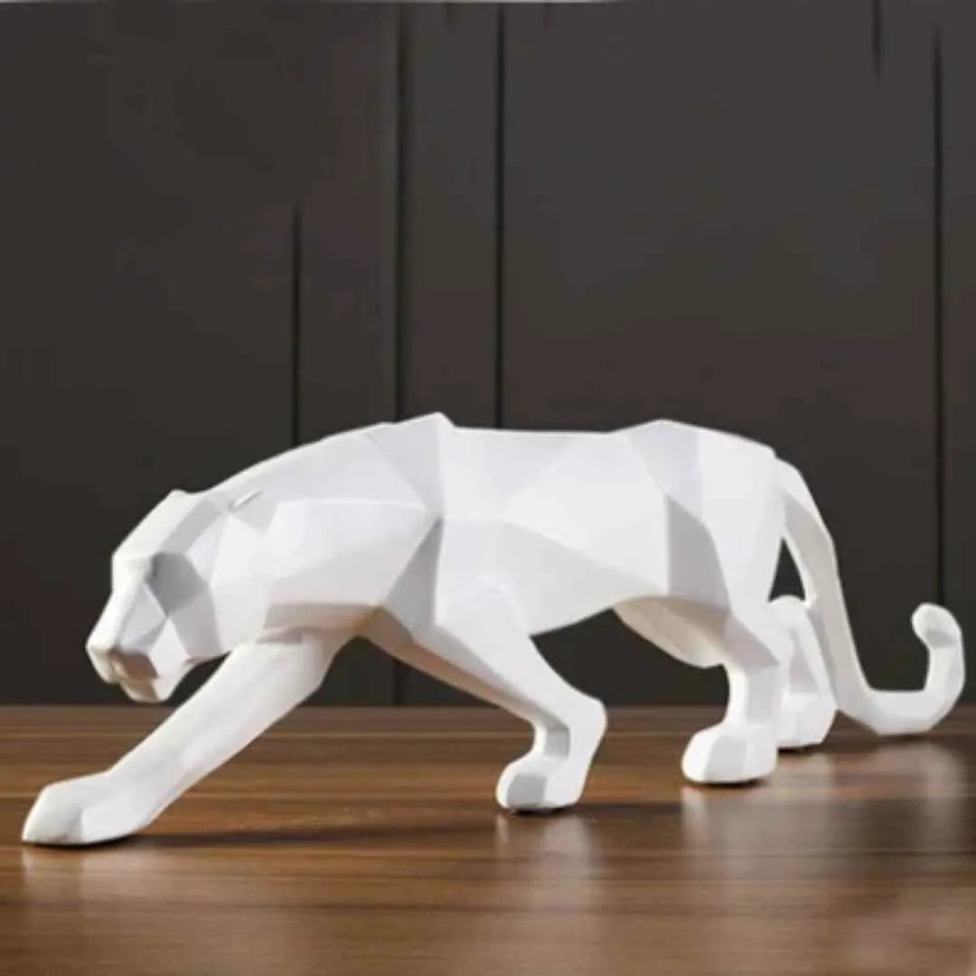 Estátua de Leopardo em Resina - Tazzi