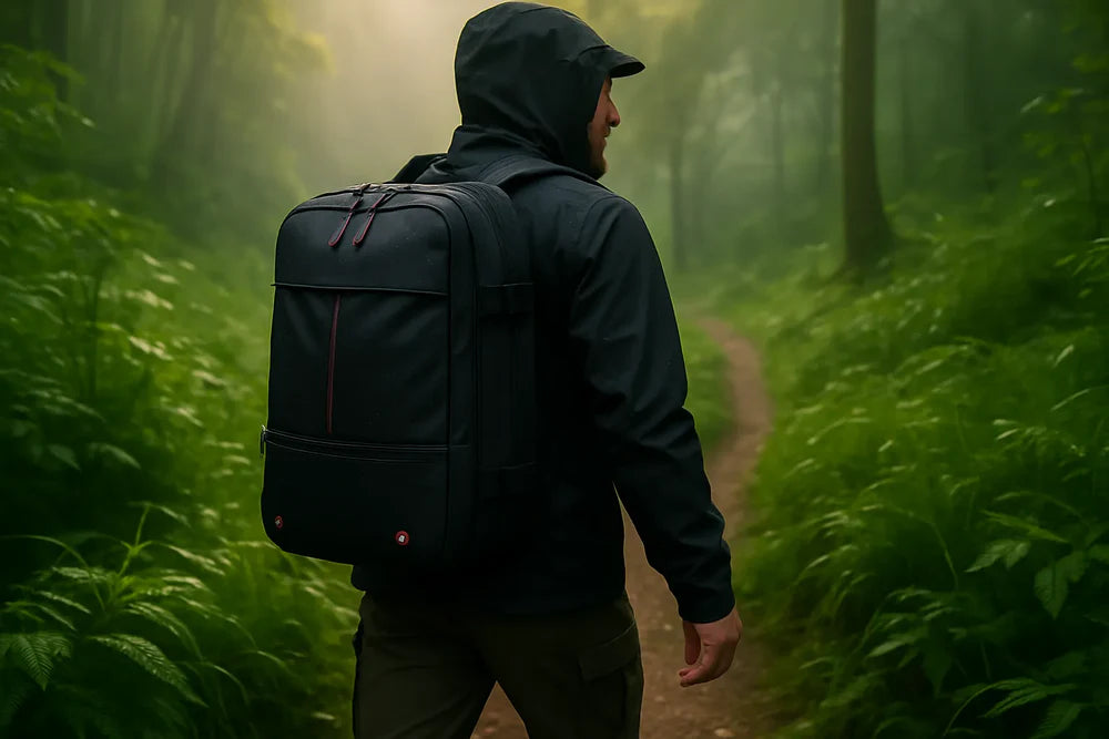 Vacuum Compression Backpack Tazzi® Original + Gifts Travel Essentials