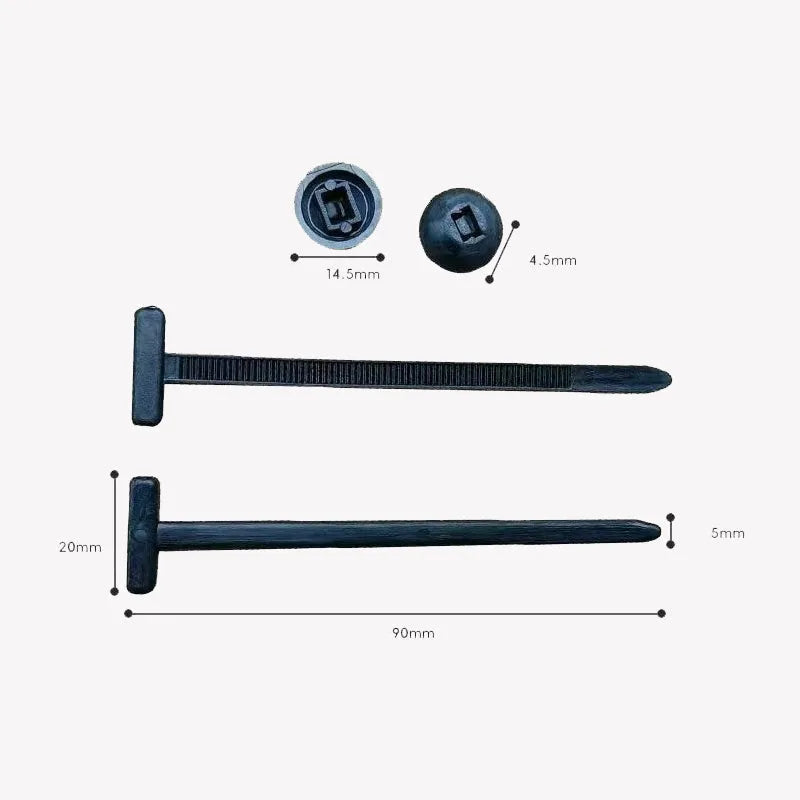 Pack of Multifunctional Cable Tie Buckles – Tazzi