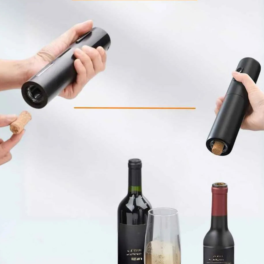 Abridor de Vinho Elétrico Tazzi™ ORIGINAL + 3 Brindes Grátis - Izzat Express